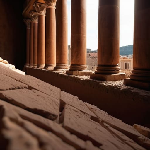 Cracks in the Roman Architectural Layout.