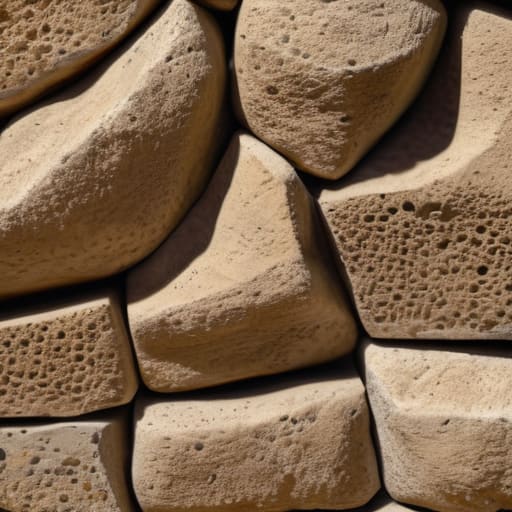 Reading the Diamond Shaped Stone Masonry.