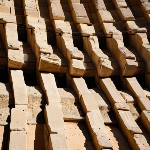 The Burden of Travertine Limestone blocks.