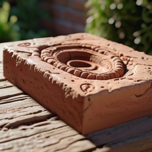 The Weight of Hand Molded Clay Bricks.