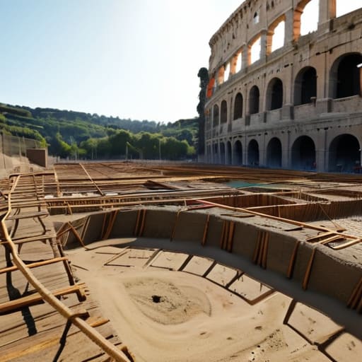 Foundations Laid in Imperial Dust, Roman concrete.