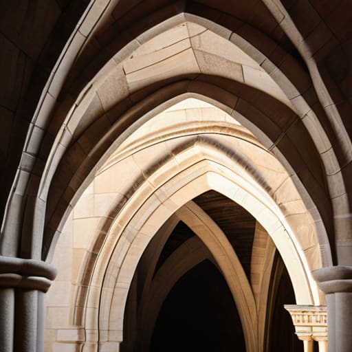 Groin vault: Where Gravity Meets the Masons Will.