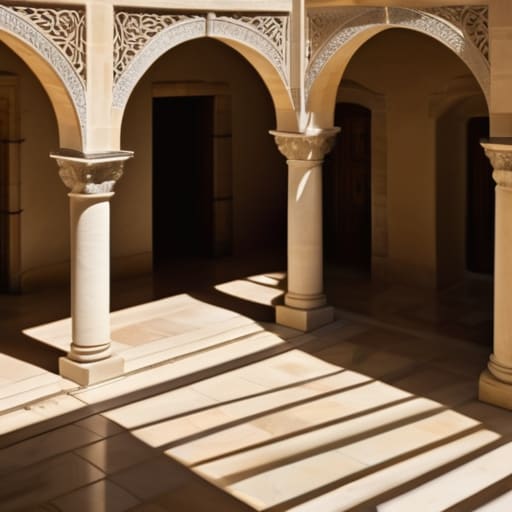 Architecture beyond the facade of courtyard palaces.