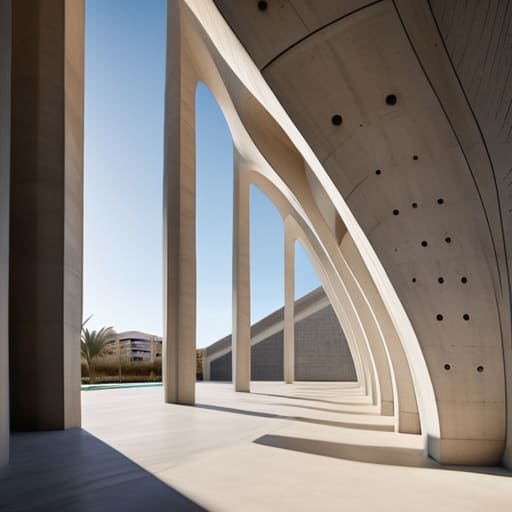 The Calculus of the Curve in concrete.