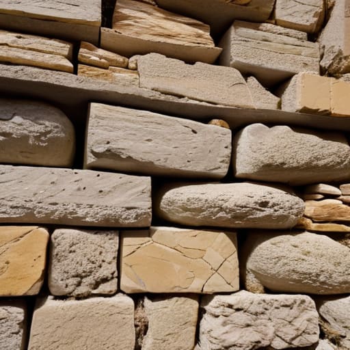 The Lessons in the Stone masonry reconstruction.