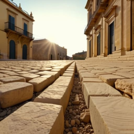 The Living Blueprint of Noto's reconstruction.