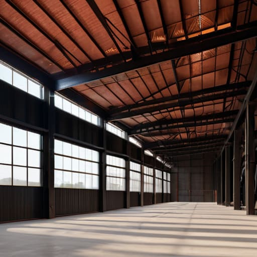 Industrial structures representing The Living Layer.