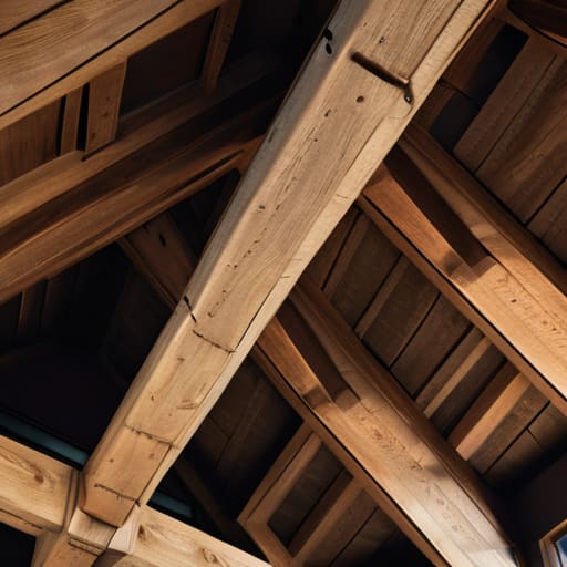 Timber roof trusses, The Living Skeleton.