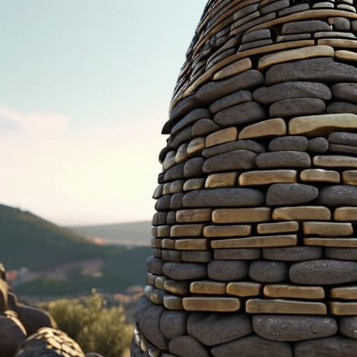 The Silent Dialogue of Stone nuraghi towers.