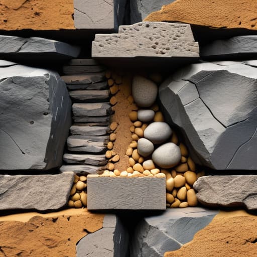 The Silent Dialogue of Stone and Sand.