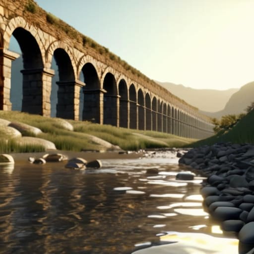 Roman ruins illustrating The Weight of the Water.