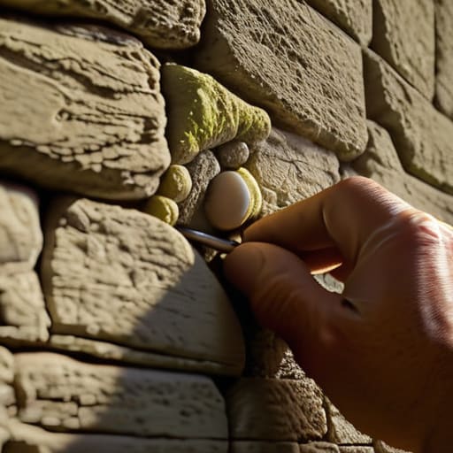 The Weight of What Remains in masonry.