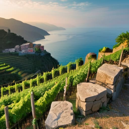 Stone Walls Holding a Mountain in Place