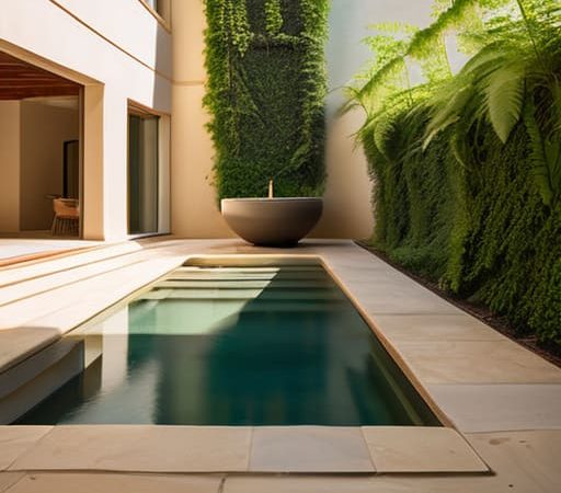 A Courtyard Is Air Conditioning Made of Stone