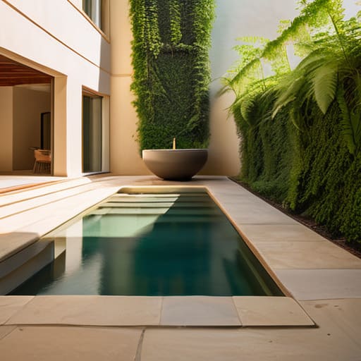 A Courtyard Is Air Conditioning Made of Stone