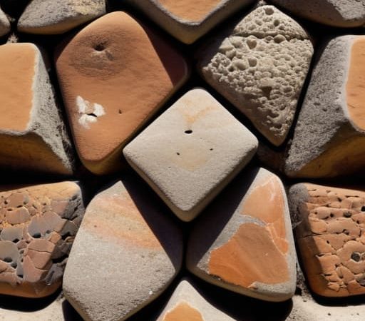 The Diamond Pattern That Dates a Wall