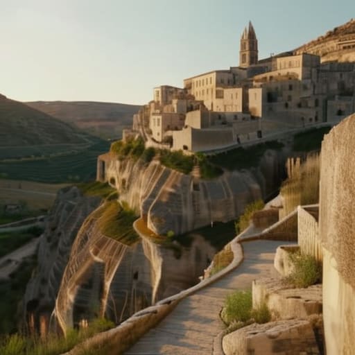 A City Carved Into Its Own Hillside