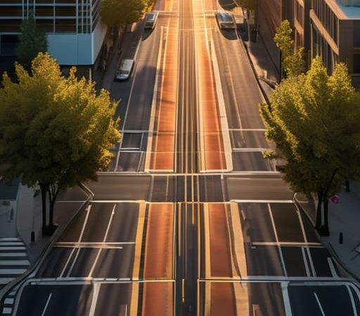 Two Streets Crossing at the Centre of Everything