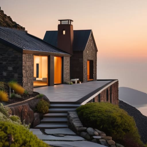 Architectural chimney silhouettes Beyond the Smoke.