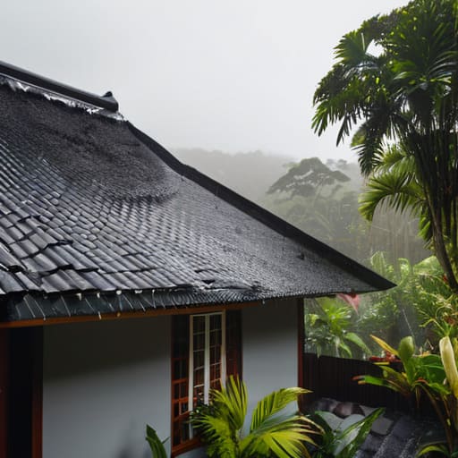The Pitch of a Roof Tells You the Rainfall