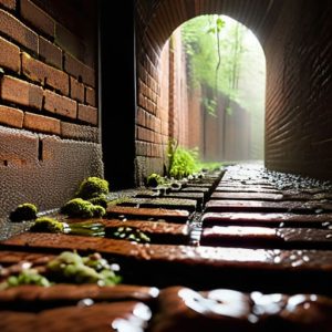 A Sewer Still Partly in Use