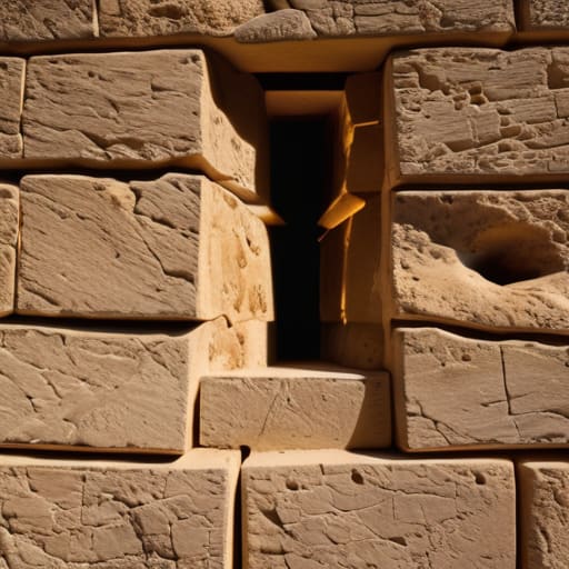 The Architecture of Absence in masonry holes.